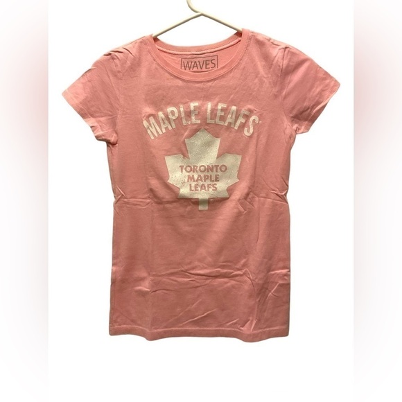 Maple Leafs Pink Tee Youth Size L NWOT - Picture 6 of 6